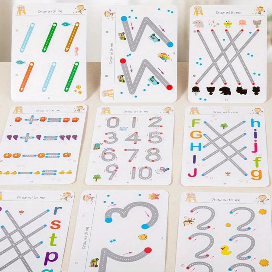Baby Magical Tracing Practice Copybook Reusable