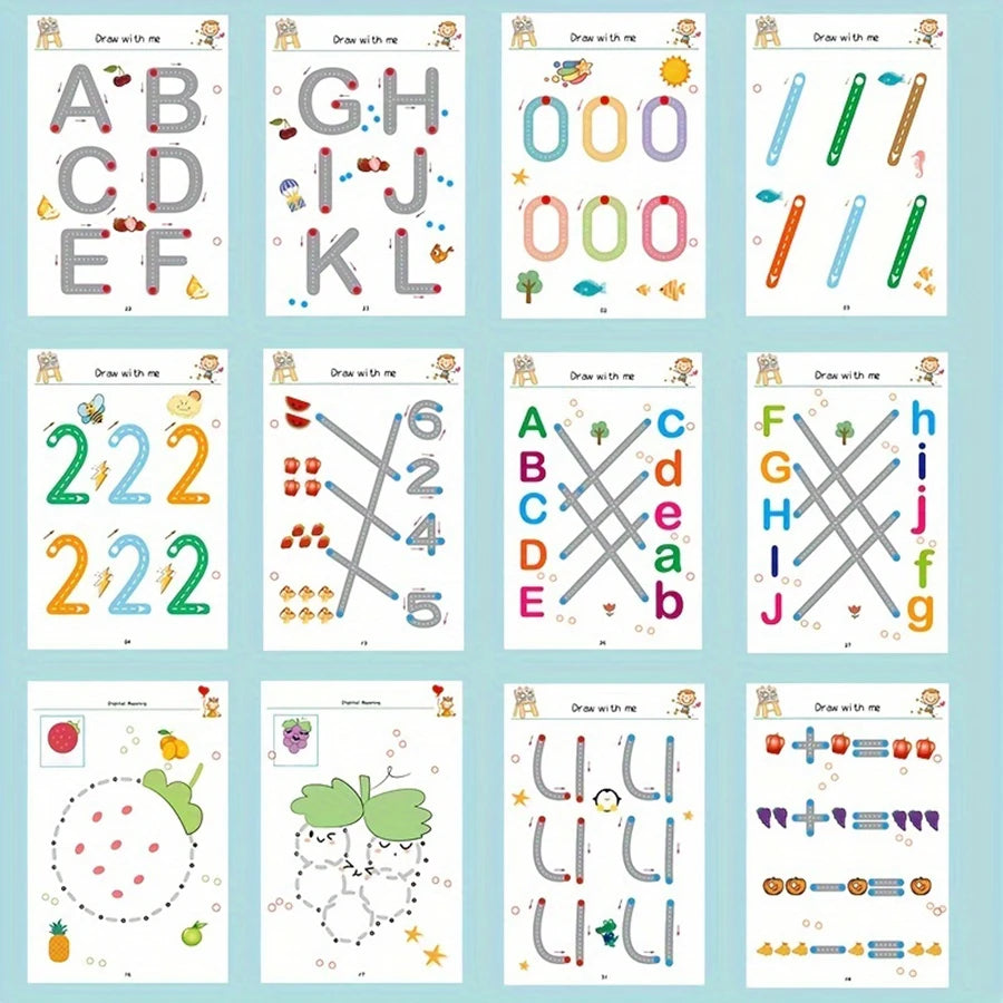 Baby Magical Tracing Practice Copybook Reusable