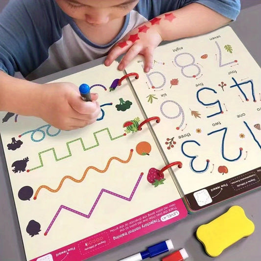 Baby Magical Tracing Practice Copybook Reusable