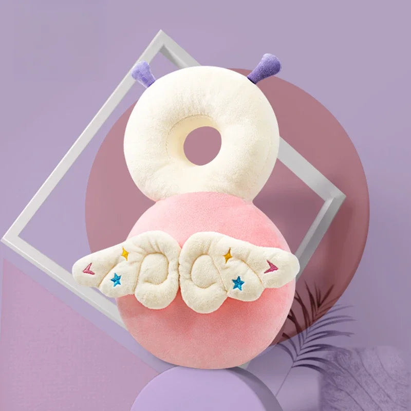Newborn Headrest Security Pillows Backpack Toddler Baby Head Fall Protection Pad Cushion Cartoon Soft Security Pillows Backpack