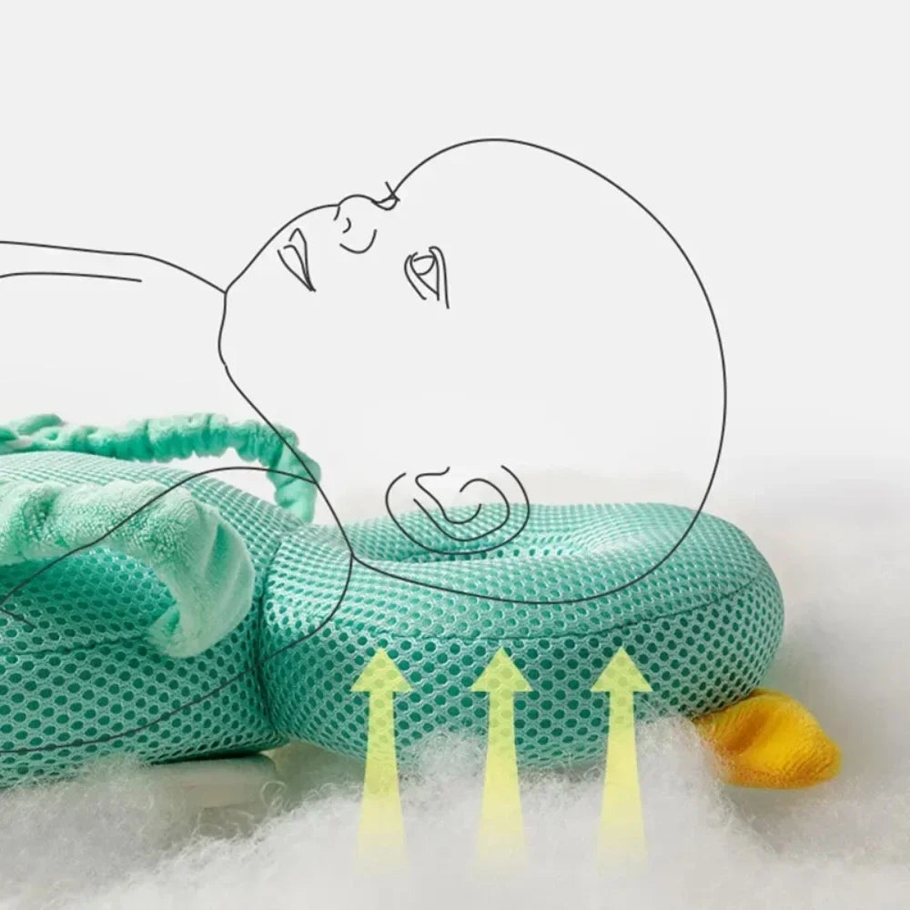 Newborn Headrest Security Pillows Backpack Toddler Baby Head Fall Protection Pad Cushion Cartoon Soft Security Pillows Backpack